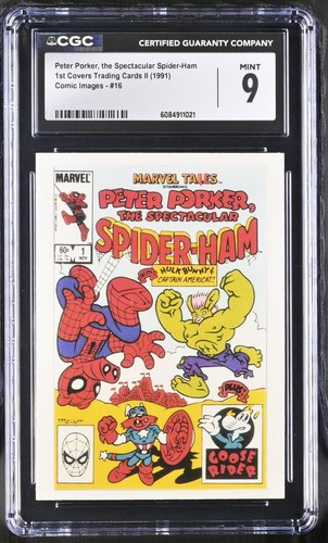 1991 Peter Porker 1st Covers Marvel Comics Presents Card #16 CGC 9 MINT