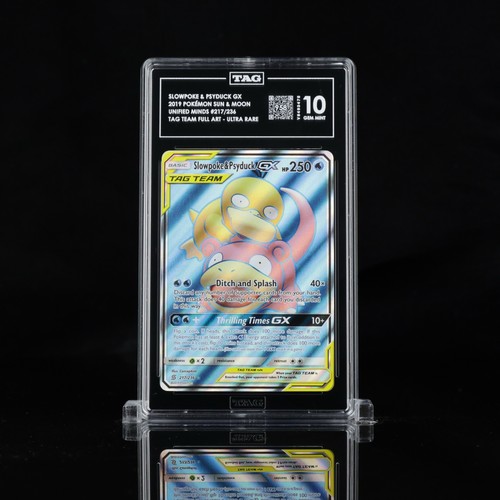 Slowpoke & Psyduck-GX graded TAG 10 for sale on eBay