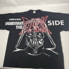 VTG 1997 Star Wars Darth Vader T-Shirt Mens XL Never Underestimate The Dark Side