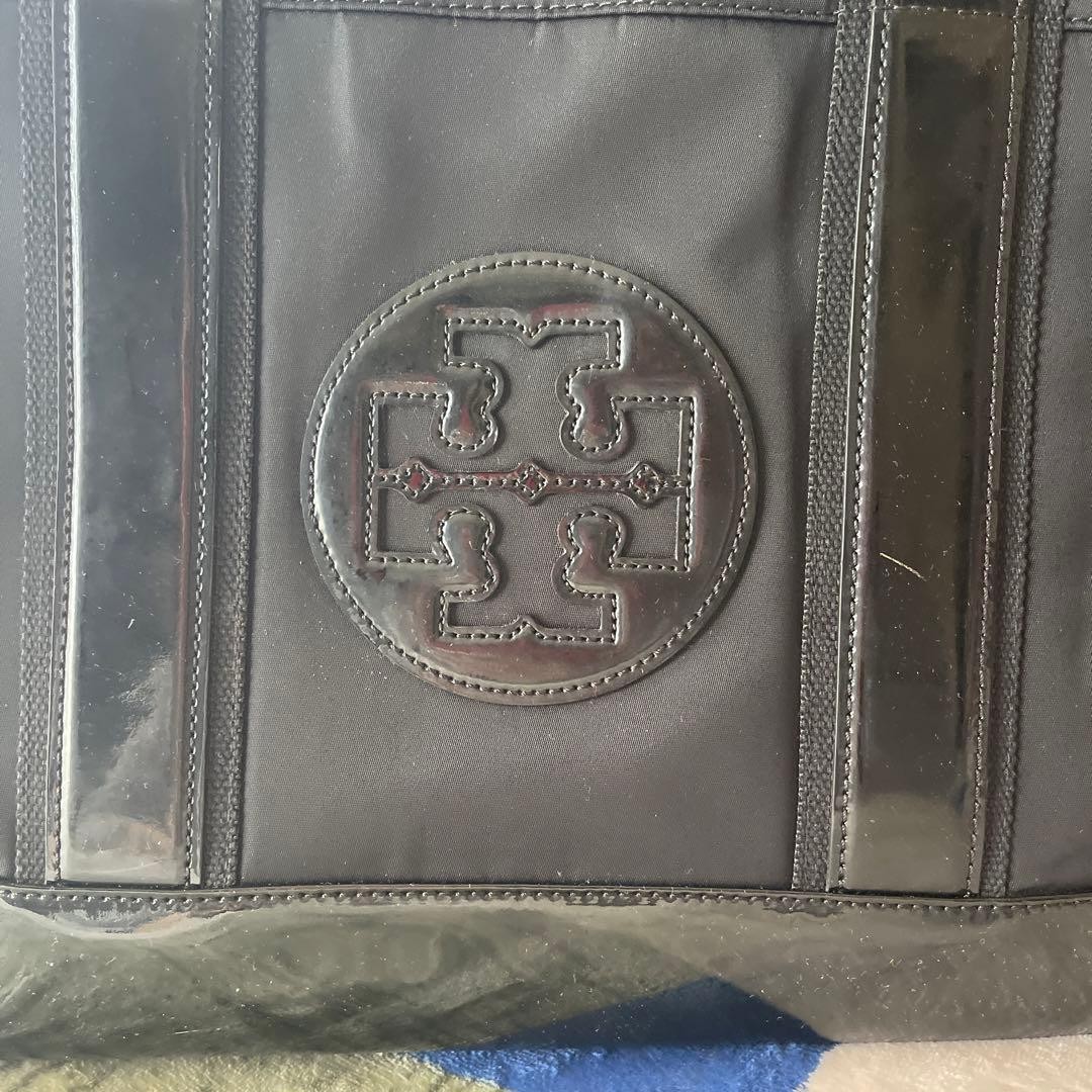 Tory Burch Tote Bag Nylon x Enamel Black Women's From Japan thumbnail 11
