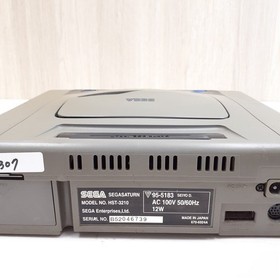 Sega Saturn Console bundle with 2 controllers 3 games & memory Gray NTSC-J Japan