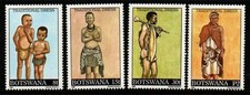 BOTSWANA SG697/700 1990 TRADITIONAL DRESS MNH