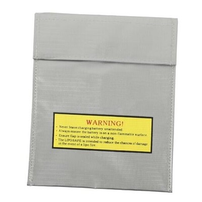  Fireproof Lipo Battery Protection Bag 9.05X7.08X0.78 Inch Safe Storage Pouch 