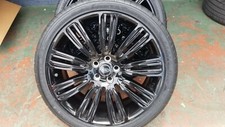 22 Range Rover Hse Sport Original Wheels Gloss Black New Goodyear F1 Tires 22 Range Rover Hse Sport Original Wheels Gloss Black New Goodyear F1 Tires