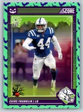 2024 Score-A-Treat #119 Zaire Franklin A-Treat - Green Bats