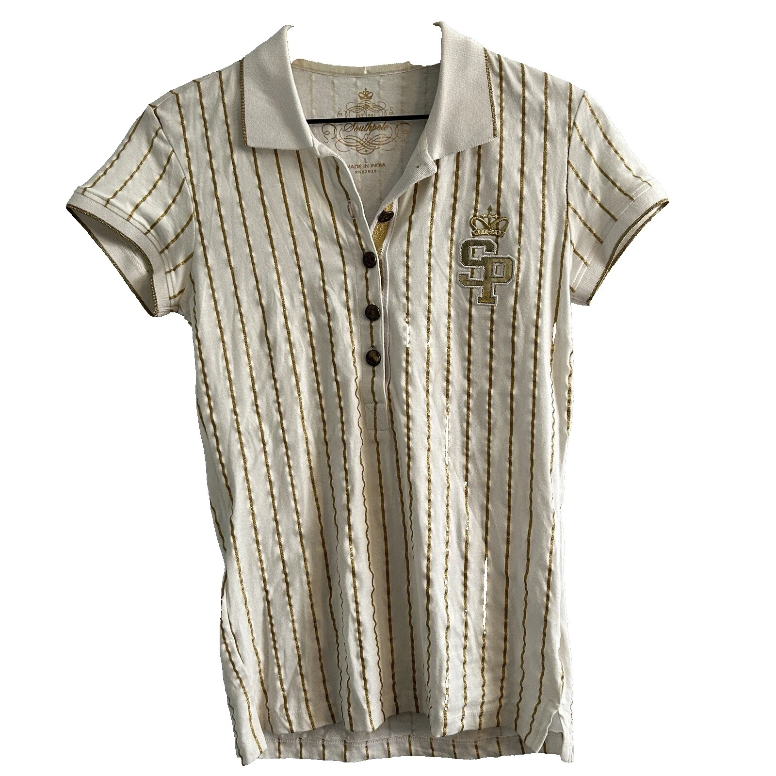 Топы в полоску из хлопка для женщин Southpole