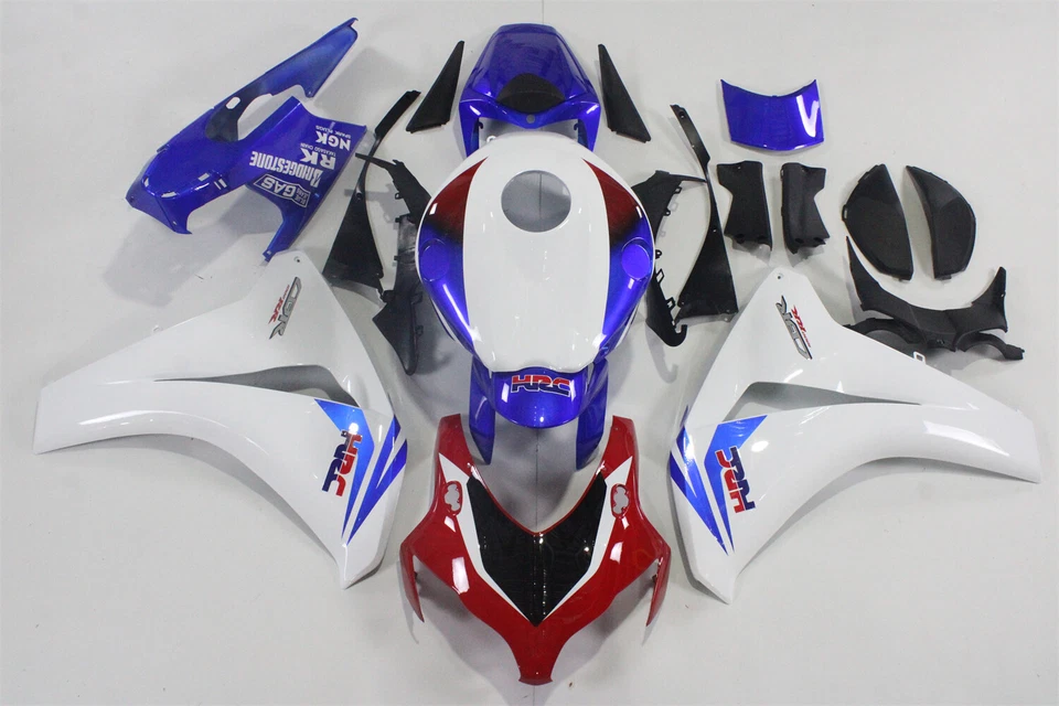 Carenado de plástico blanco azul inyección NTU apto para Honda 2008-2011 CBR1000RR t051 Foto 3 de 4