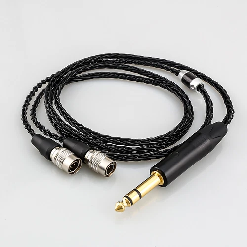 Silver Plated Upgrade Headphone cable for Dan Clark Audio Mr Speaker Ether Alpha - Picture 10 of 11