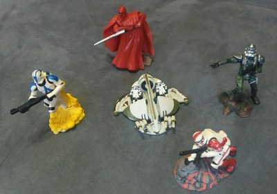 Hasbro, LFL Starwars Mini Plastic Figures 2005-2008