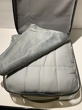 Degrees of Comfort Cotton Weighted Blanket w/Nylon Cool Removable Cover 36x48 6p