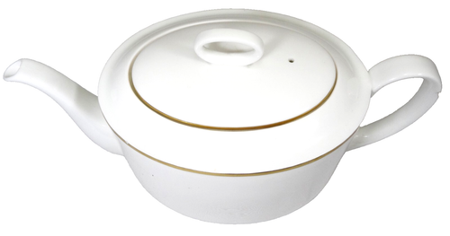 SATURN by Wedgwood Susie Cooper Teapot SMALL CHIP NEW NEVER USED made in England - Picture 2 of 14
