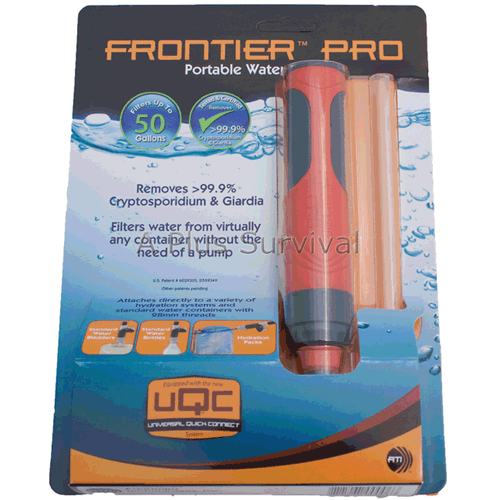 Sistema de filtro de agua ultraligero Aquamira Frontier Pro gravedad de la vejiga - Imagen 2 de 2
