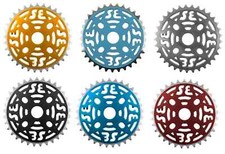 SE Bikes BMX 1 Piece Alloy Chainring 33 Tooth for 1/2"x1/8"  Different Colors