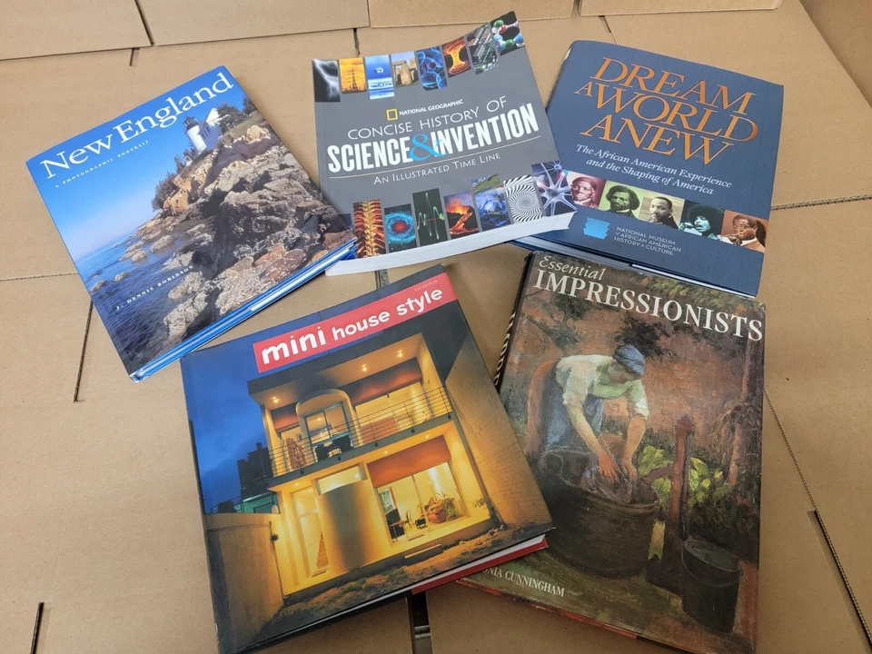 50 Pound (Lb) of Coffee Table Decorative Interior Design Large Books RANDOM MIX - Imagem 3 de 4