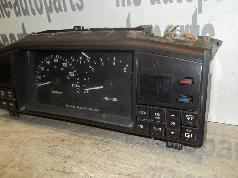 Velocímetro de instrumento 94 Cadillac Eldorado Seville Speedo Cluster 16194606 OSW Foto 3 de 4