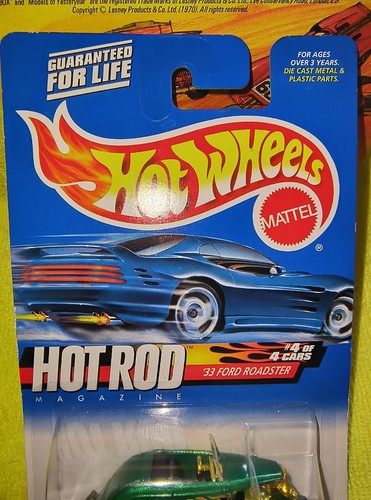 HOT Wheels HOT ROD MAGAZINE '33 ROADSTER 4/4 ,2000, GREEN, 008 - Picture 2 of 10