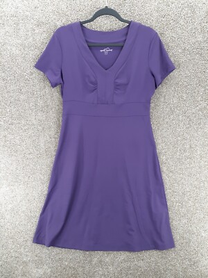 slim fit dress slacks Bella Dahl Fit & Flare V Neck Midi Dress - Navy Micro Gingham main image 1