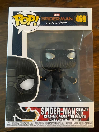 FUNKO Pop Vinyl DC SPIDER-MAN STEALTH SUIT Figure C9 VAULTED