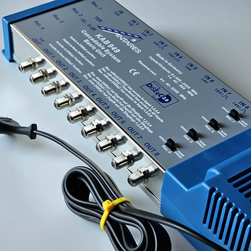 Multiswitch SAT 9 Way Antares KAB949 Cascadable - Image 3 of 4