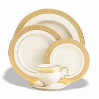 Lenox Westchester Gold-banded 5-piece Place Setting, Service For 1, New, Free Sh Lenox Westchester Gold-banded 5-piece Place Setting, Service For 1, New, Free Sh
