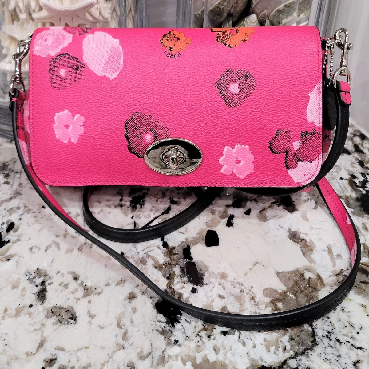 COACH Floral Purse in Pink