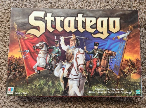STRATEGO Vtg 1996 Milton Bradley Capture Flag Strategy Board Game