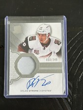 2016-17 Upper Deck The Cup /249 Dylan Strome #108 RPA Rookie Patch Auto RC