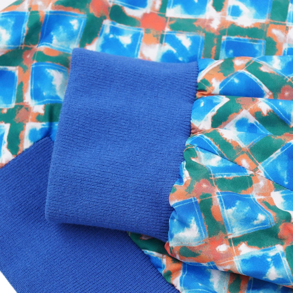 Jaqueta bombardeiro Kiton leve embalável repelente de água impressa M (Eu 50) nova com etiquetas - Imagem 3 de 4