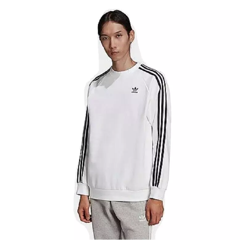 walgelijk baai tofu adidas Originals NEW Mens Adicolor Classics 3-Stripes Crew Sweatshirt XL  $60 | eBay