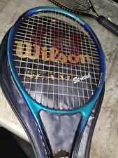 Wilson GRAPHITE SUPREME Stretch 4 1/4 Oversize Tennis Racquet with cover