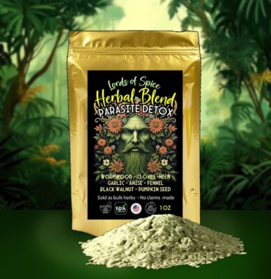 Parasite Detox - Parasite Cleanse - Super Blend of Potent Herbs - SAFE & POTENT