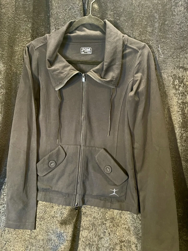 NUEVO CON ETIQUETAS Danskin Mujer Cremallera Completa 🖤 Chaqueta Linda Talla S 4/6 Nuevo Entrenamiento Fitness Foto 2 de 4