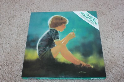 Hoyle ''ERIK AND DANDELION'' 550pc Puzzle- Used-Completed!..NICE!