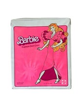 Vintage 1982 Barbie Fashion Doll Case Pink White No. 1002 Mattel Made In USA
