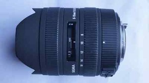 PENTAX FIT SIGMA DC HSM 8-16mm F4.5-5.6 LENS + CAPS 8 - 16 mm