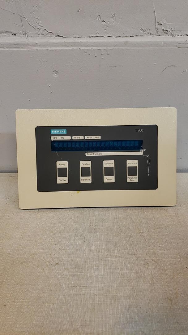 Siemens Power Meter Display 4700-DRC3-11HN(S6LLST8958)
