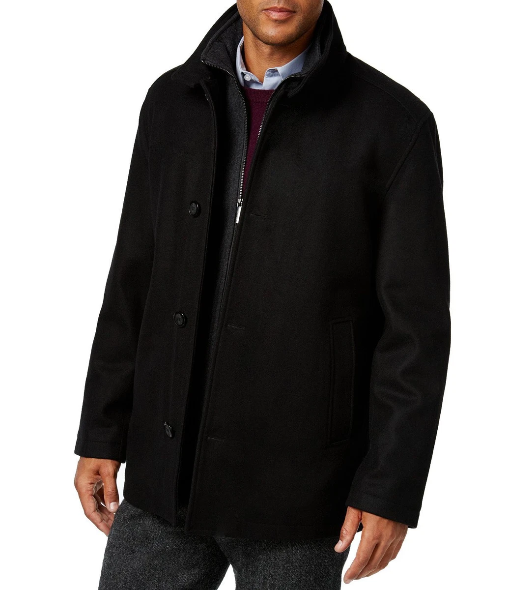 Mens wool 2024 car coat