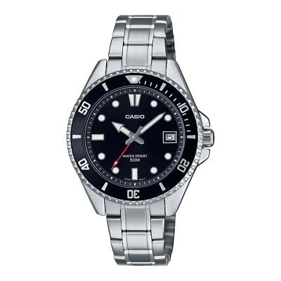 Casio MDV10D 1A1 Unisex Dive 38 mm Stainless Steel Sports Watch eBay