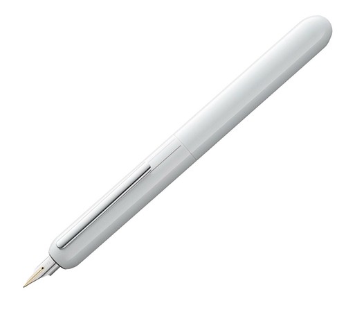 LAMY Safari White Rollerball Pen - Ergonomic Grip Medium Line