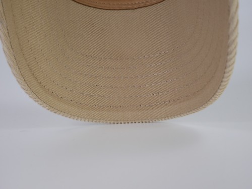 Grateful Dead Strapback Hat Corduroy Tan Brown Cream Stitched Deadhead SYF Cap - Picture 12 of 14