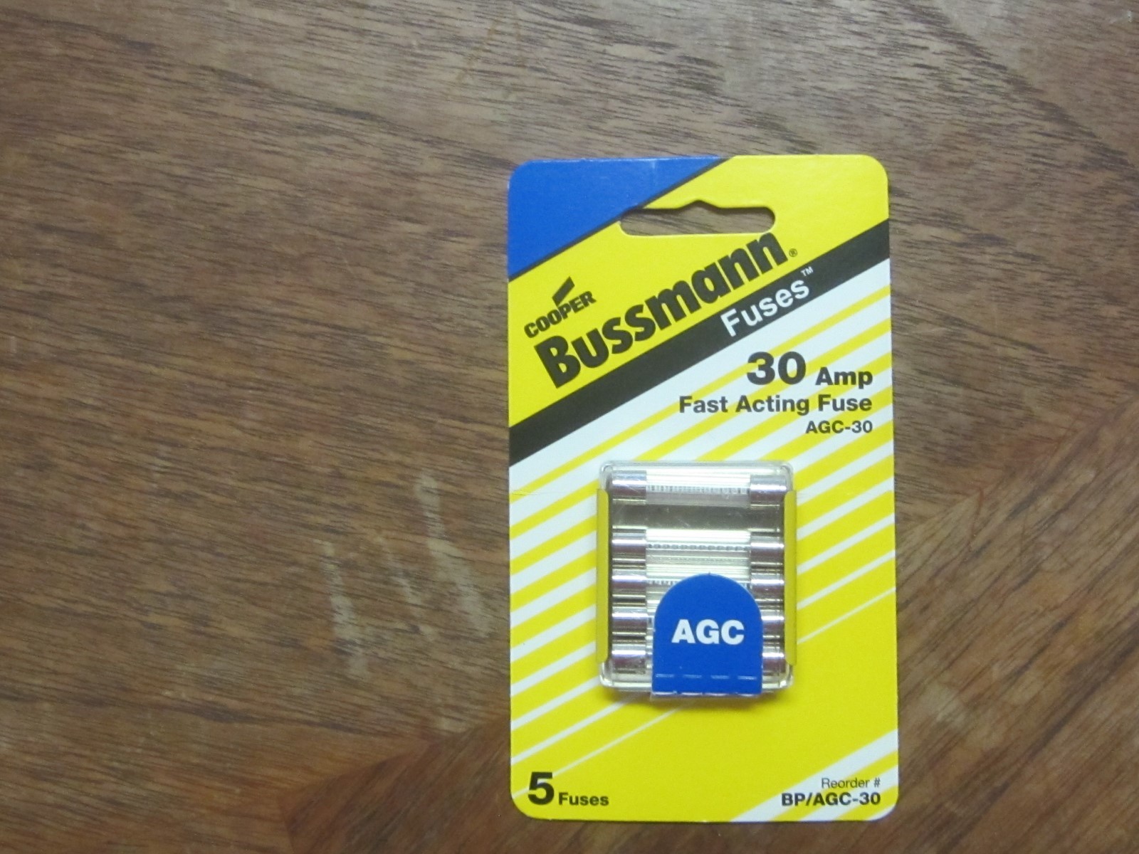 Cooper Bussmann Fast Acting Fuse Fuses P# AGC-30
