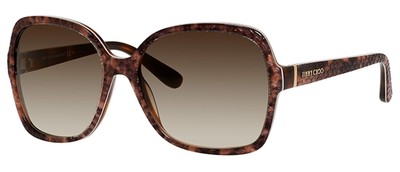 Jimmy Choo Lori Python Havana Brown Oversized Sunglasses | eBay display picture 2