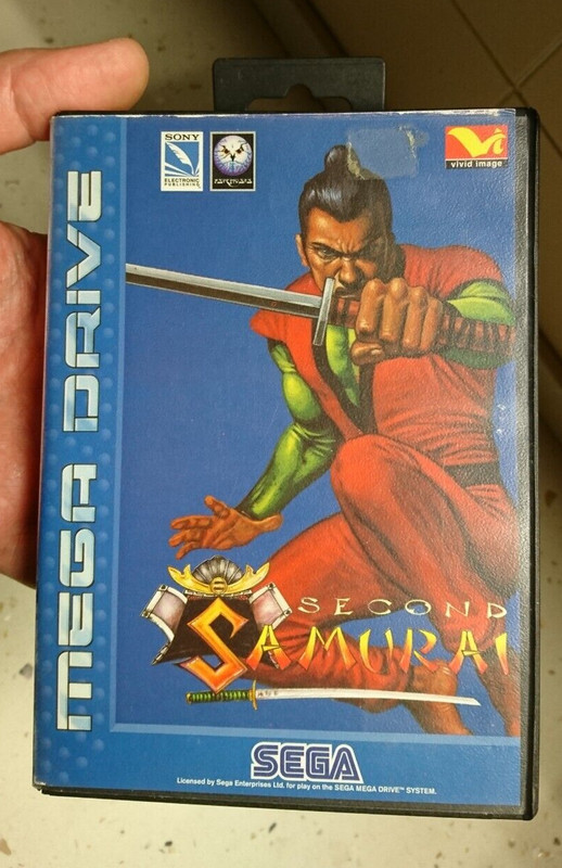 Sega Mega Drive SECOND SAMURAI 1994 Psygnosis video game Sony Publishing Ltd PAL