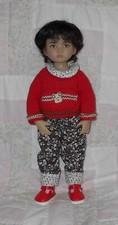 Kemper TRACY Unisex Doll Wig SIZE 7/8 DARK BROWN Short Layers/Bangs DY NWT