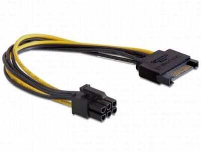 Stromadapter SATA Strom auf 6pol PCI-Express Strom