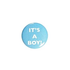 It's a Boy Baby Shower Favor Pin Button for Jacket or Backpacks Cute 19-27