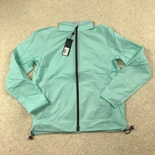 Greyson Trailwolf Lightweight Golf Jacket Mens Medium Skystone Blue New Full Zip