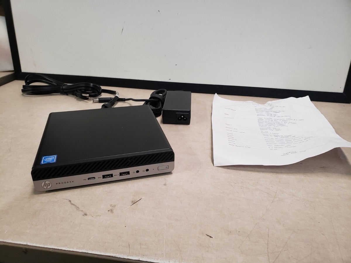 HP ProDesk 600 G3 Mini Business Desktop PC Intel G3930T 4GB HP ProDesk 600 G3 Mini Business Desktop PC Intel G3930T 4GB