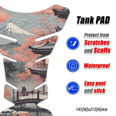 Non-slip Grip Tank Pad Protector Universal For Motorcycle TP101 #3586163
