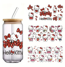 Sanrio Hello Kitty UV Transfer Stickers for Water Bottle, Cup and Laptop  More